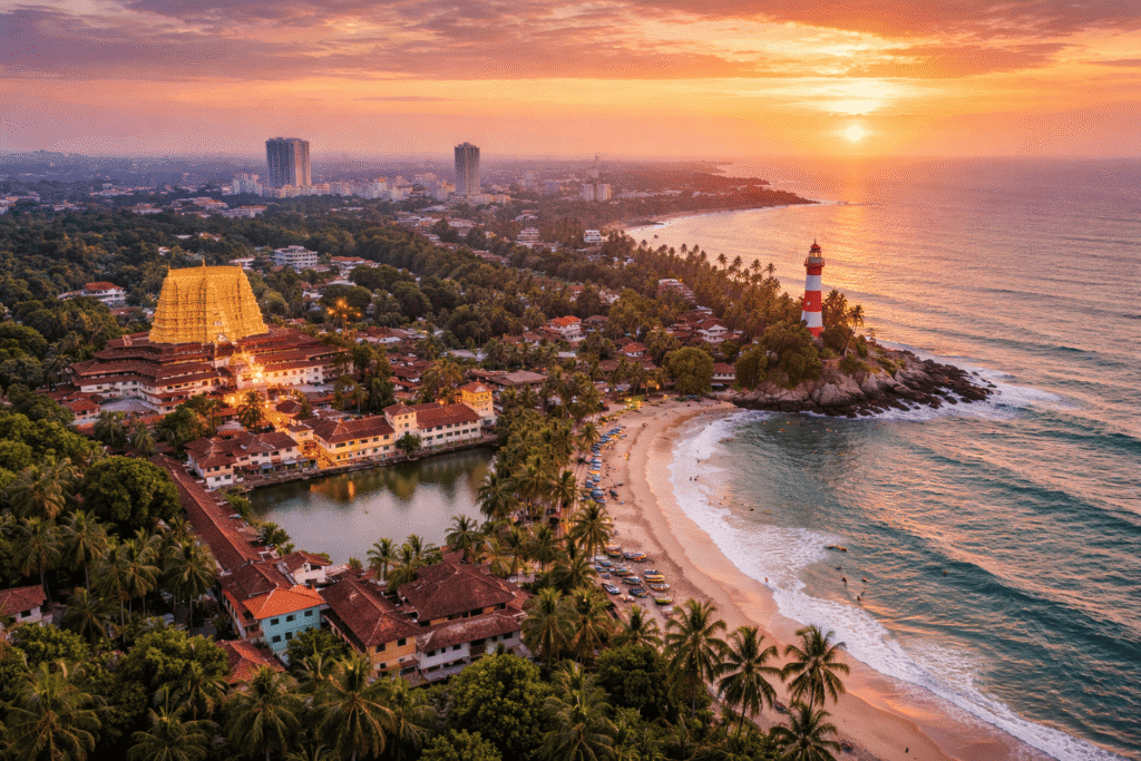 Kanyakumari to Trivandrum