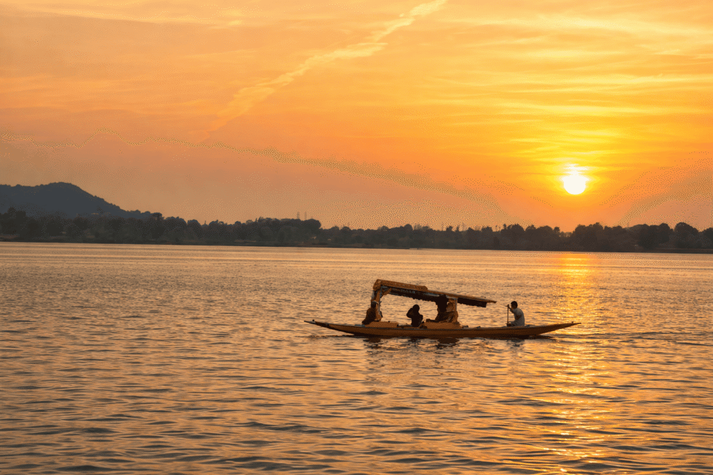 Shikara Rides at Sunset