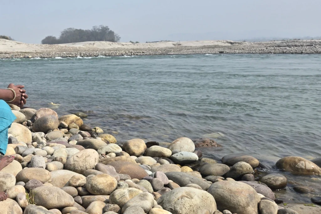 Vivekanand Ghat – one of Haridwar's lesser-known riverside spots.