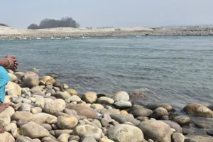 Vivekanand Ghat – one of Haridwar's lesser-known riverside spots.