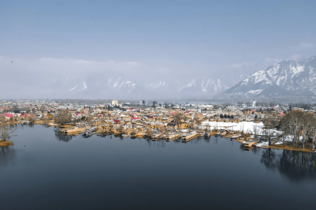 Houseboats on Dal Lake